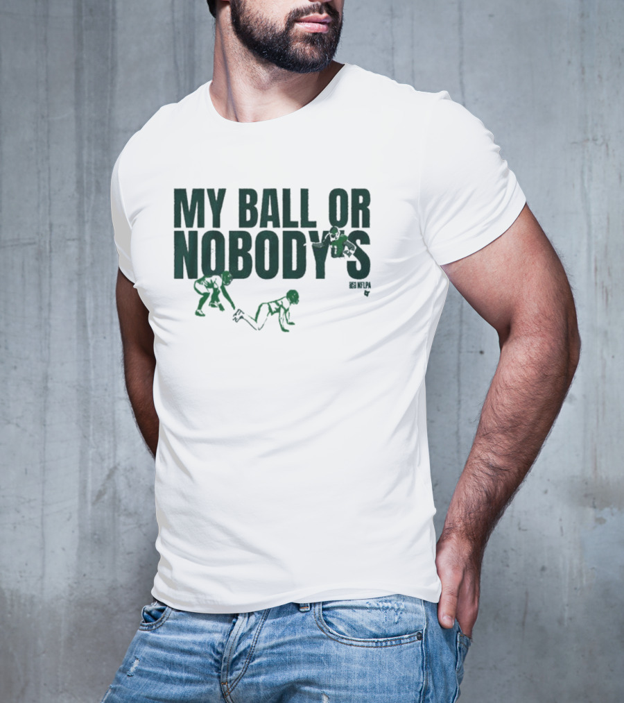 My Ball Or Nobody’s Football Player Icons T-Shirt