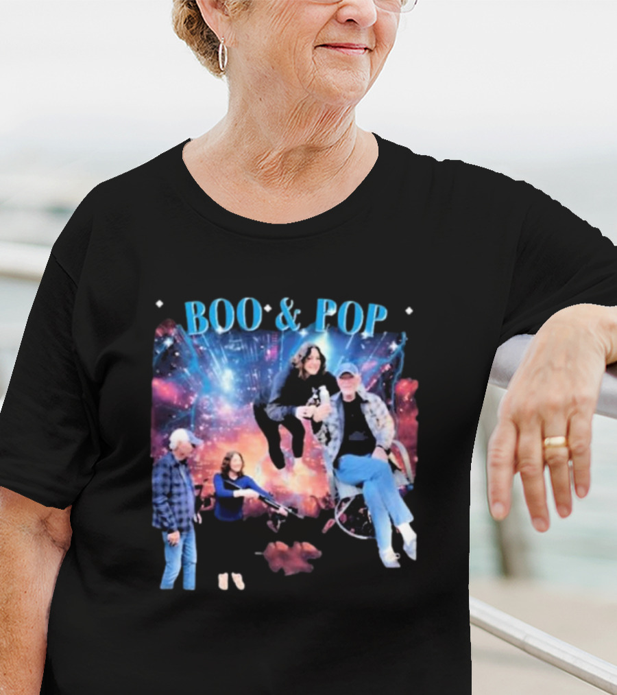 BOO AND POP Cosmic Adventure Family Fun T-Shirt