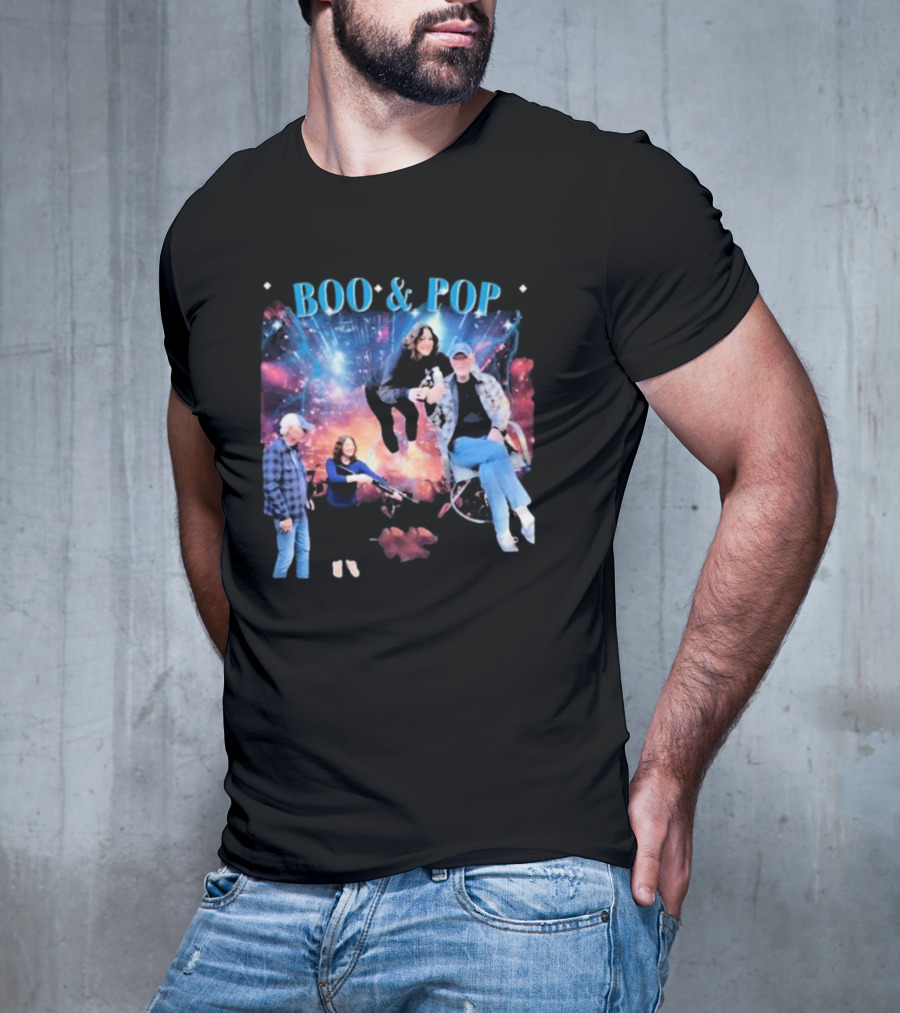 BOO AND POP Cosmic Adventure Family Fun T-Shirt