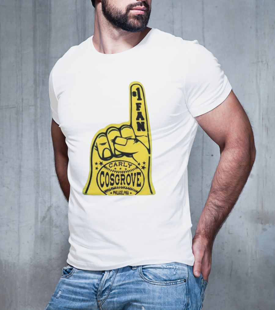 Carly Cosgrove Philadelphia Number One Fan Foam Finger T-Shirt