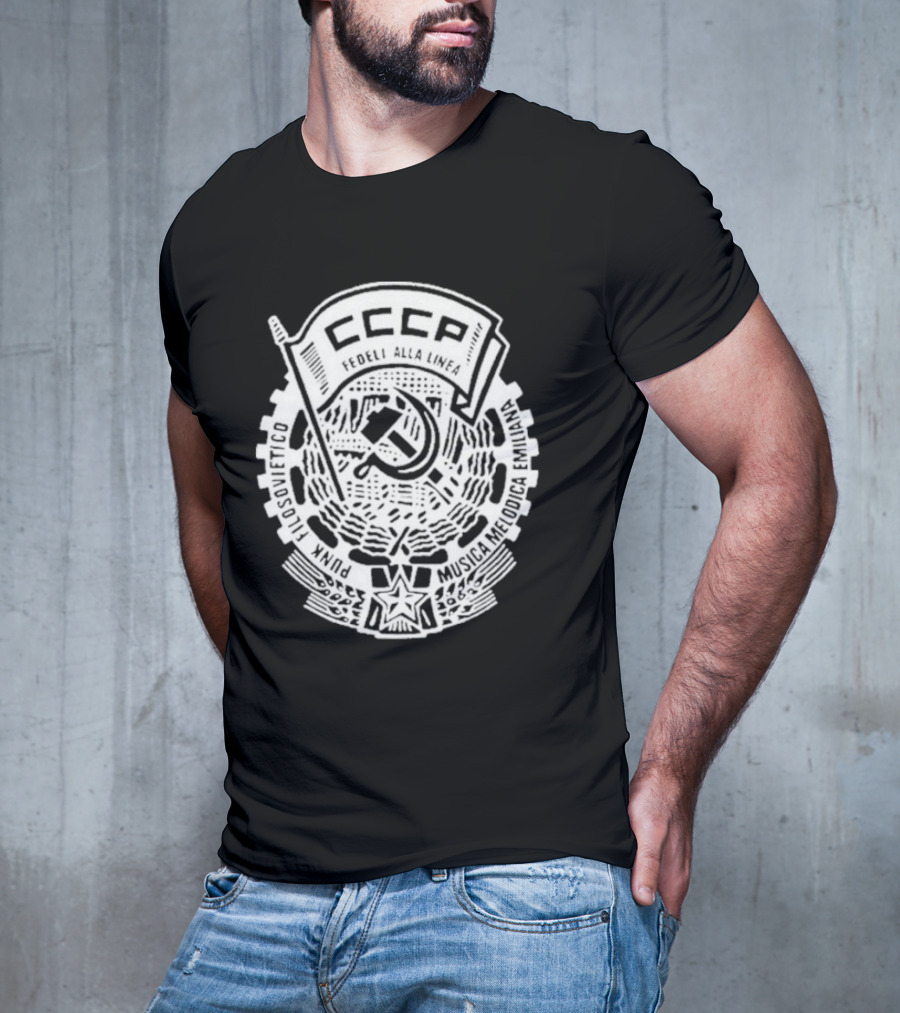 CCCP Fedeli Alla Linea PUNK FILOSOVIETICO MUSICA MELODICA EMILIANA T-Shirt
