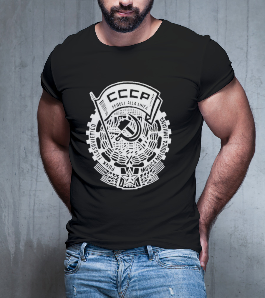 CCCP Fedeli Alla Linea PUNK FILOSOVIETICO MUSICA MELODICA EMILIANA T-Shirt