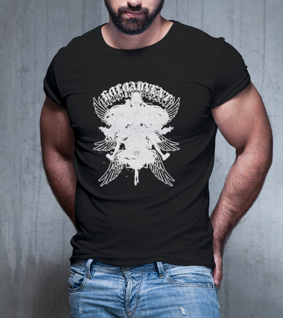 Omocat X Holoadvent Angelic Wings White T-Shirt