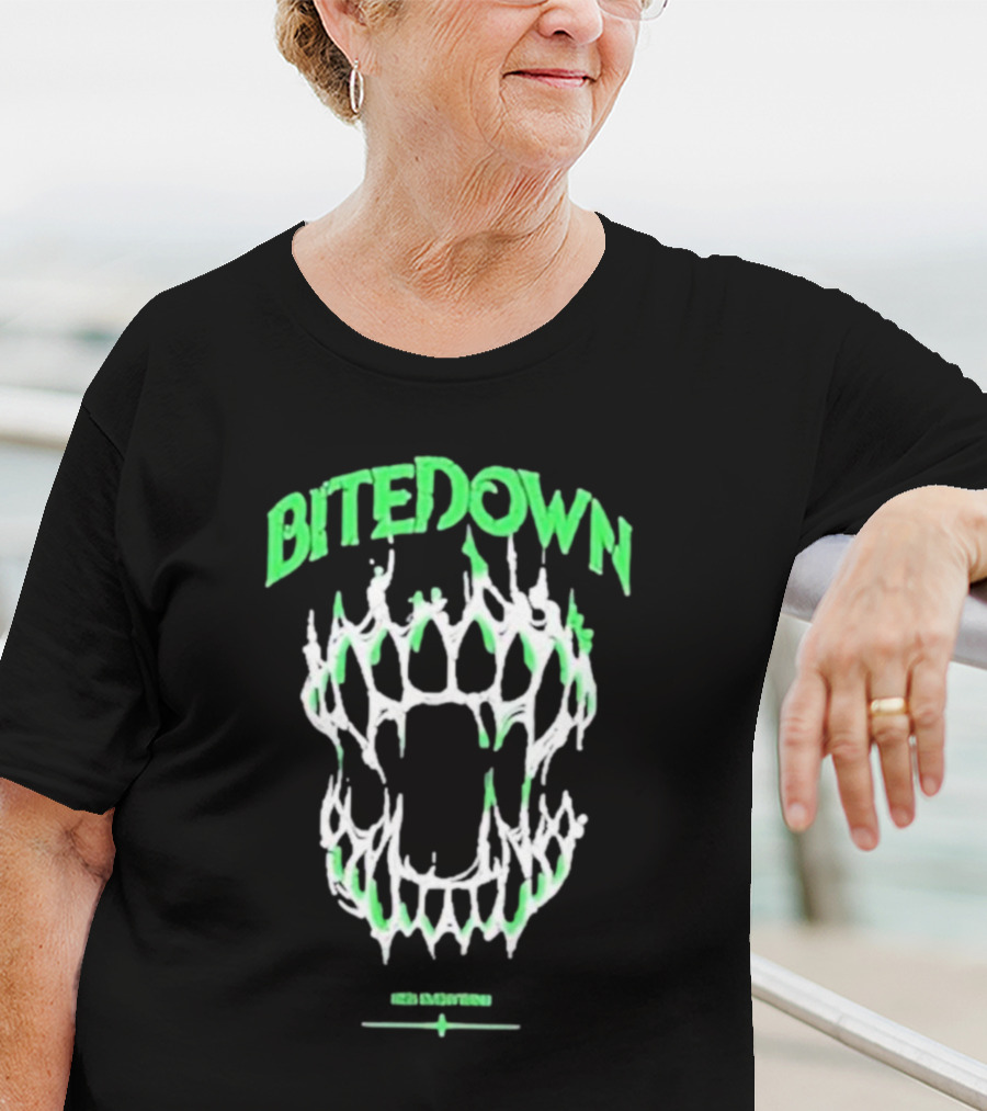 Bite Down Toxic Ryanmiw Grim Embrace T-Shirt