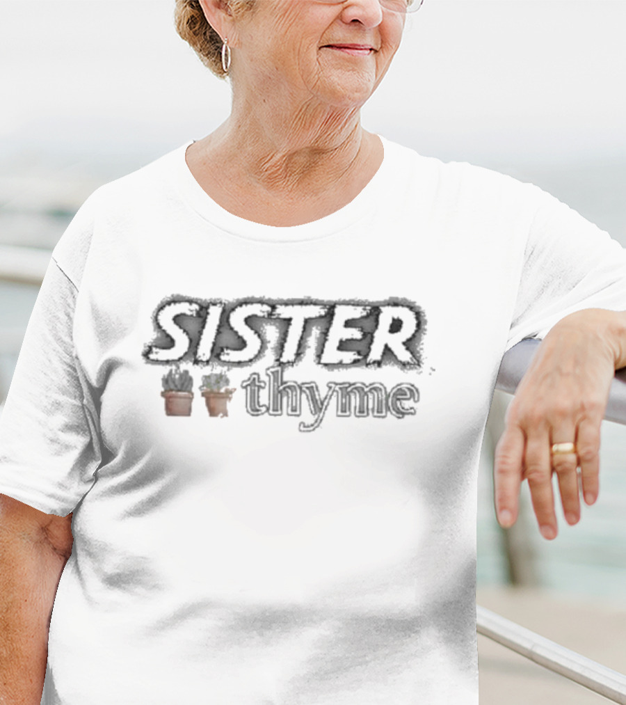 Sister Thyme Plant Pot Duo T-Shirt