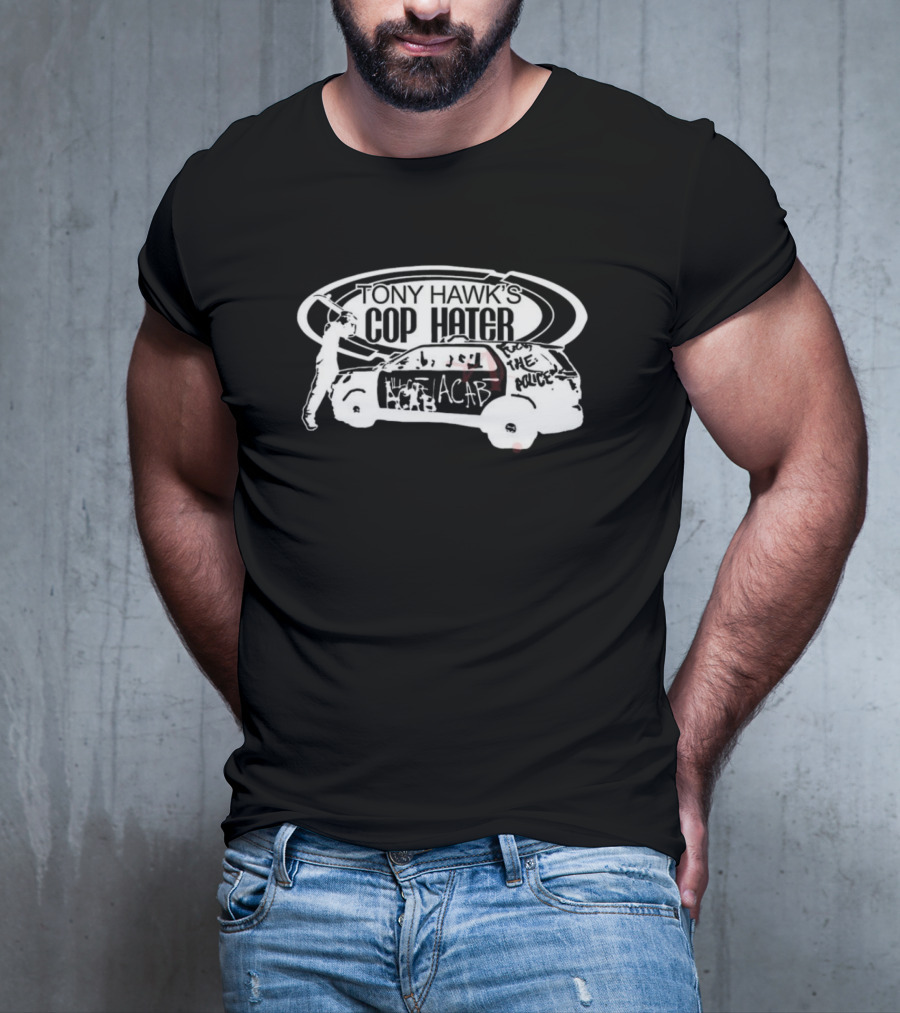 TONY HAWK'S COP HATER ACAB FROM THE POLICE T-Shirt