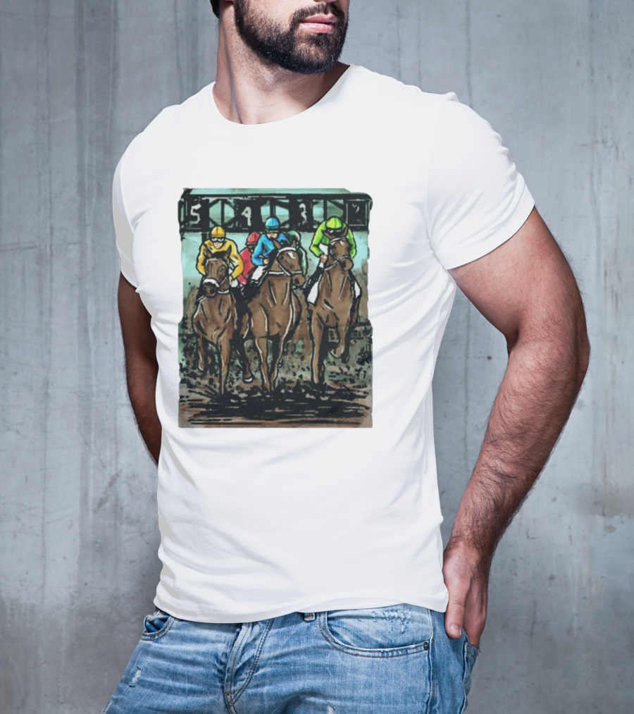 U Horse Races Waitlist Action 54321 T-Shirt