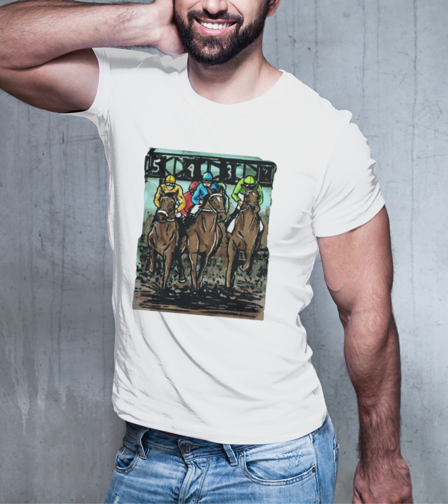 U Horse Races Waitlist Action 54321 T-Shirt