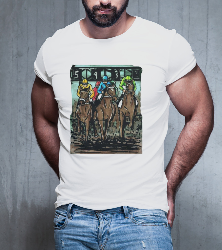 U Horse Races Waitlist Action 54321 T-Shirt