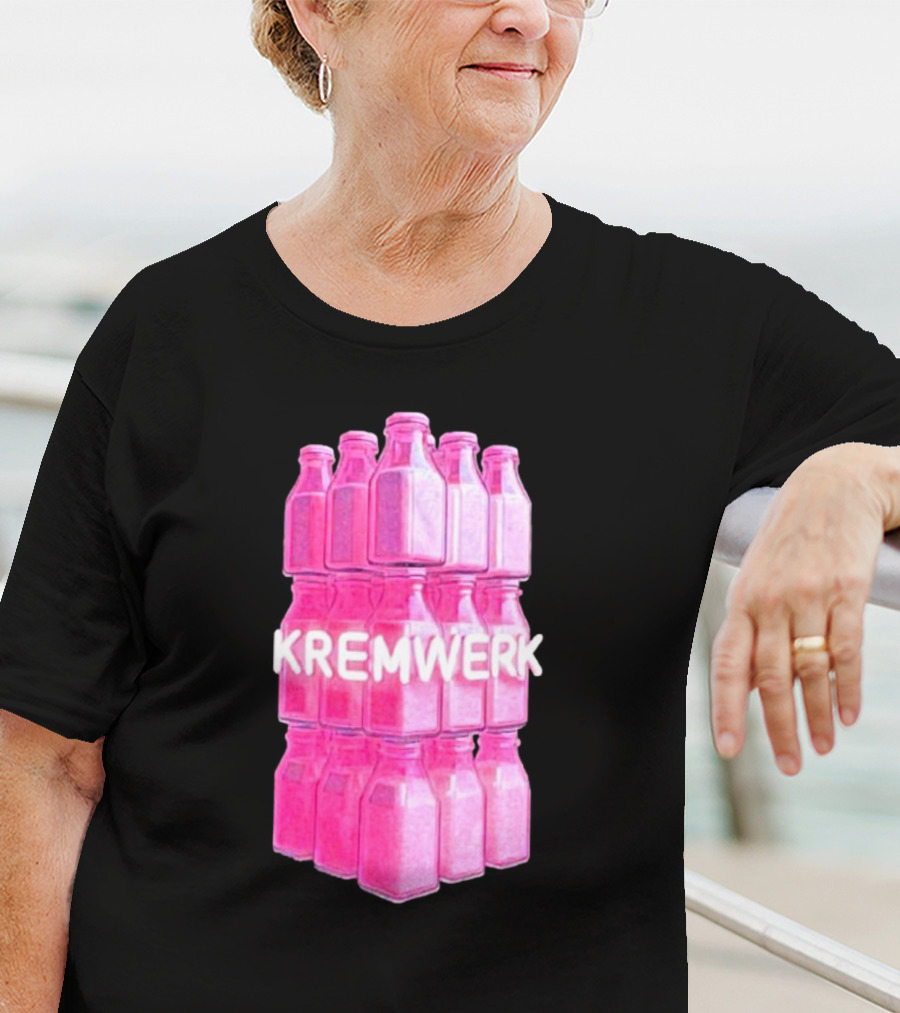 Kremwerk Seattle Wa Pink Cream Bottles Factory T-Shirt