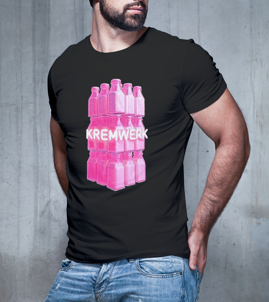 Kremwerk Seattle Wa Pink Cream Bottles Factory T-Shirt
