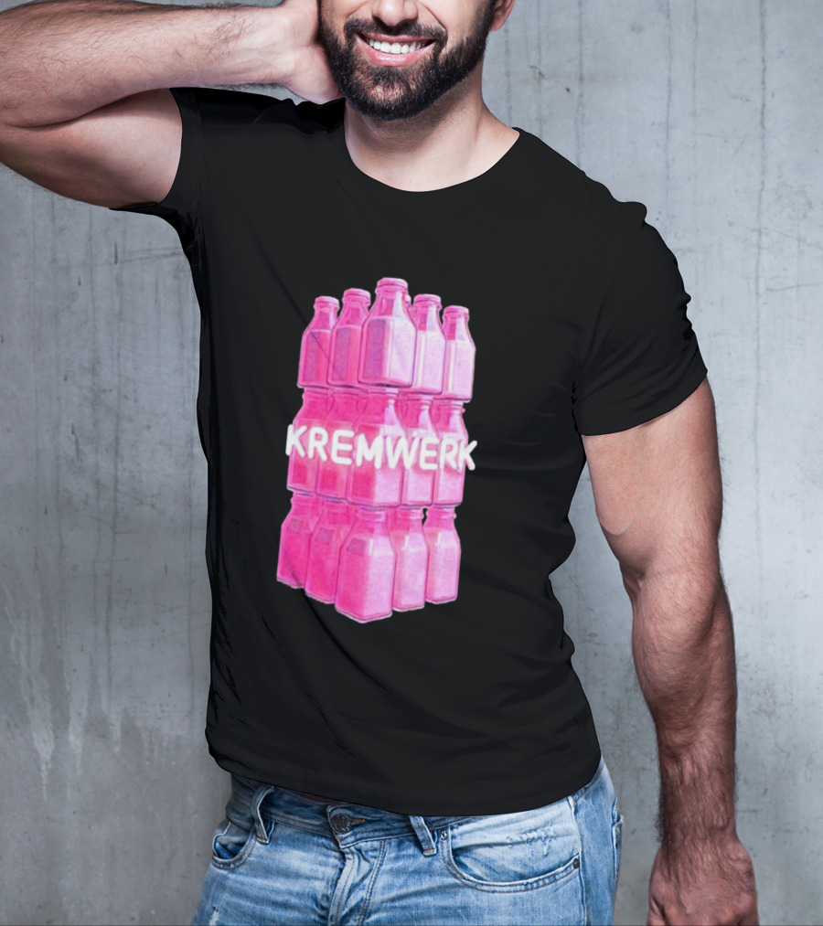 Kremwerk Seattle Wa Pink Cream Bottles Factory T-Shirt