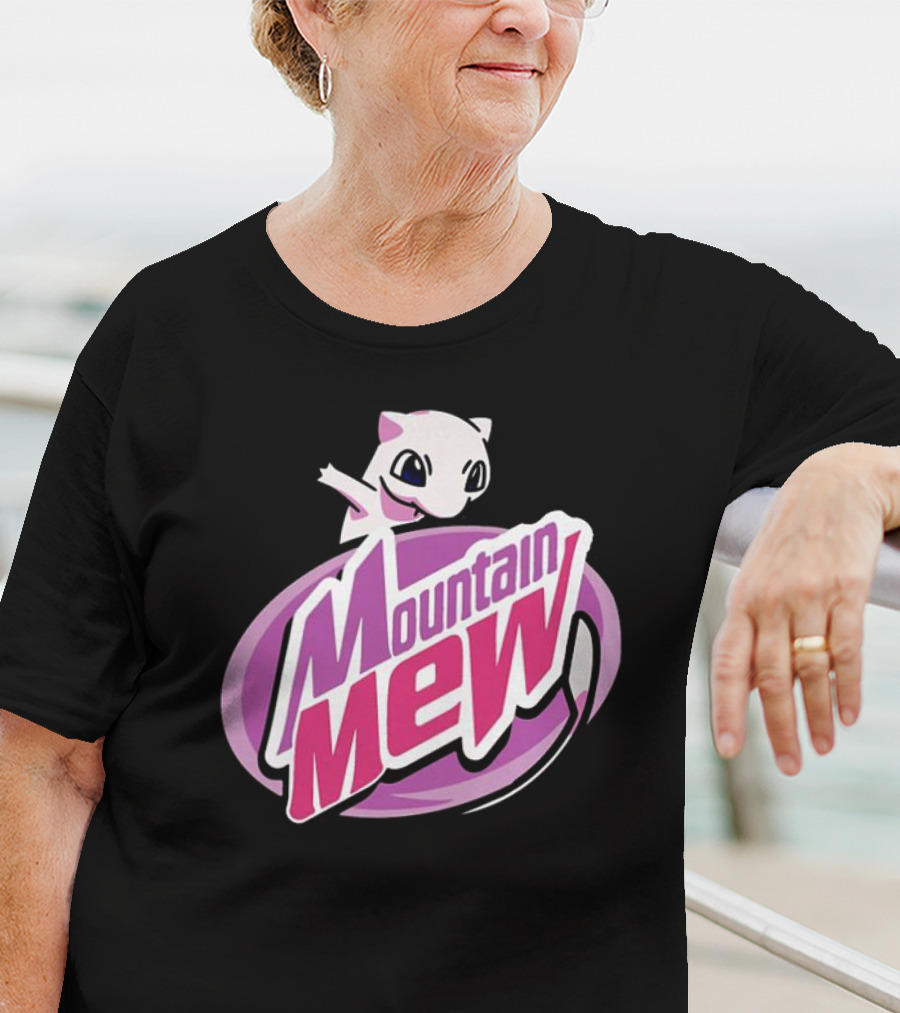 Mountain Mew Pokemon Go Mewtwo Parody Mountain Dew T-Shirt