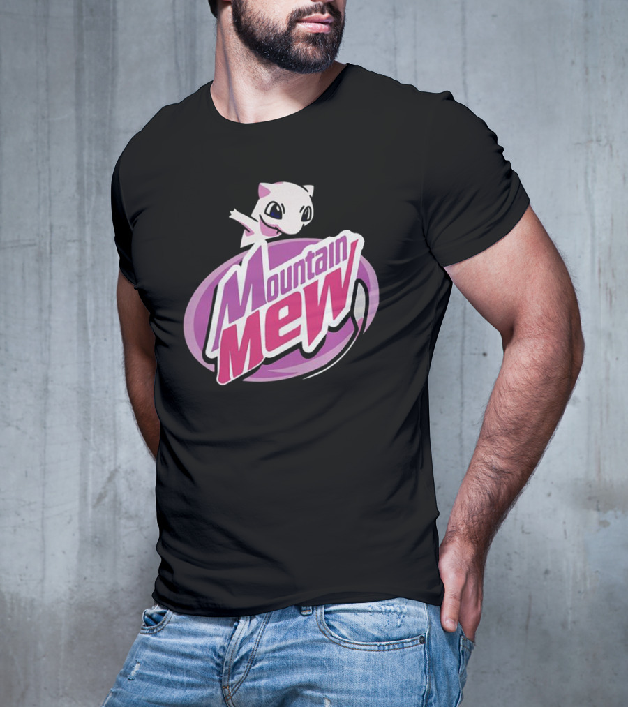 Mountain Mew Pokemon Go Mewtwo Parody Mountain Dew T-Shirt