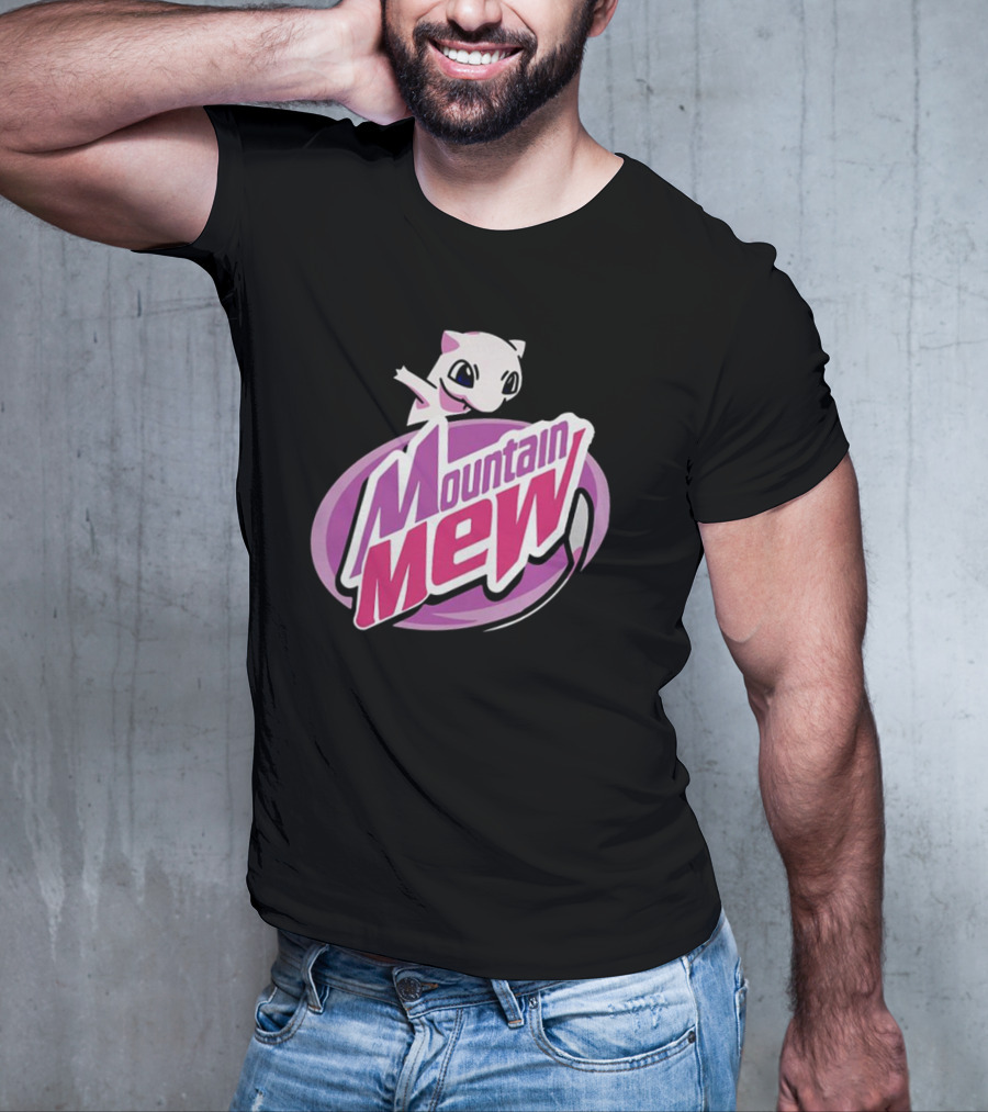 Mountain Mew Pokemon Go Mewtwo Parody Mountain Dew T-Shirt