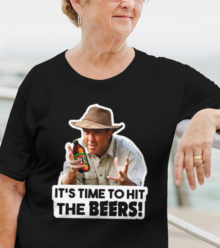 Russell Coight It's Time To Hit The Beers Beer Bottle Hat T-Shirt
