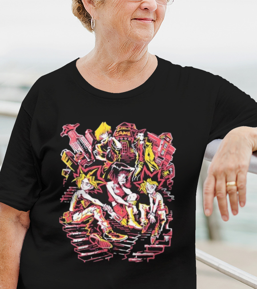 Off Duty Duelists Yugioh Characters Street Style Urban T-Shirt