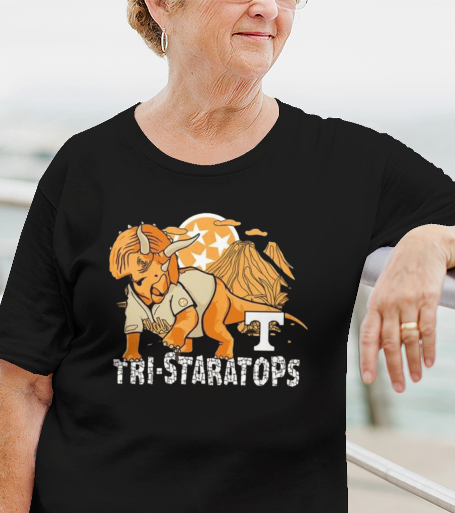 Tri-staratops Omavols Baseball Tennessee Mountain Stars T-Shirt