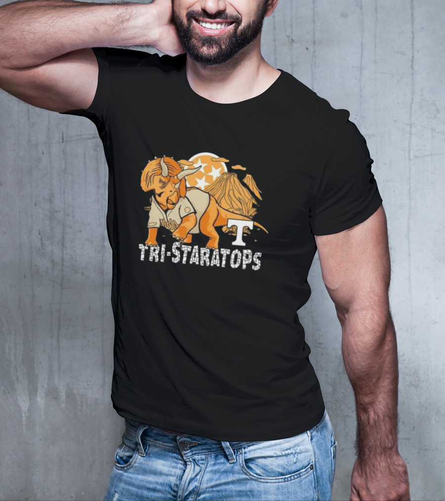 Tri-staratops Omavols Baseball Tennessee Mountain Stars T-Shirt