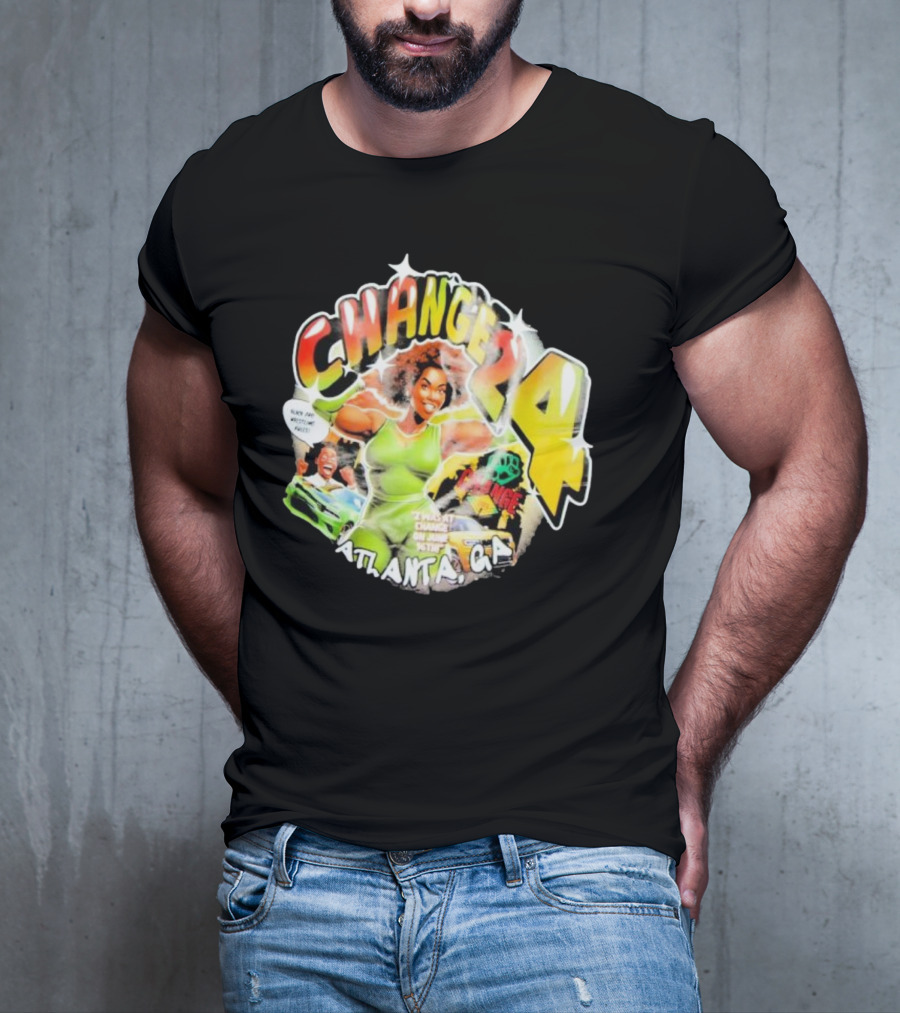 Change 24 Atlanta GA June 16th Black Pro Wrestling Rules T-Shirt