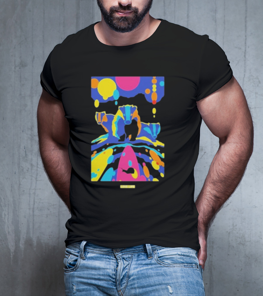 Chris Packham Badgers Glow In The Dark Colorful Wildlife T-Shirt
