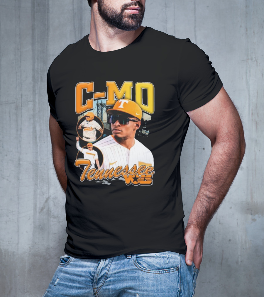 C-MO Tennessee Vols Baseball Vintage T-Shirt