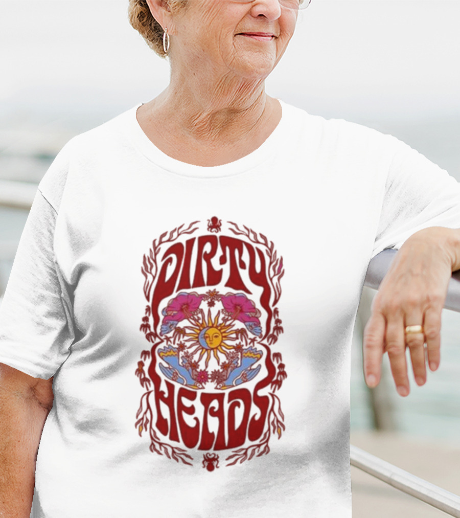 Dirty Heads Psychedelic Sun And Animals T-Shirt