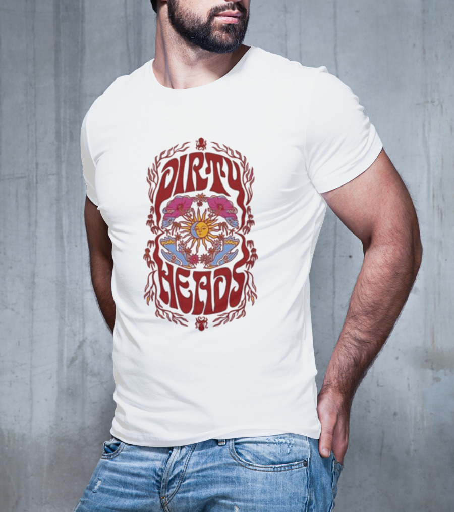 Dirty Heads Psychedelic Sun And Animals T-Shirt