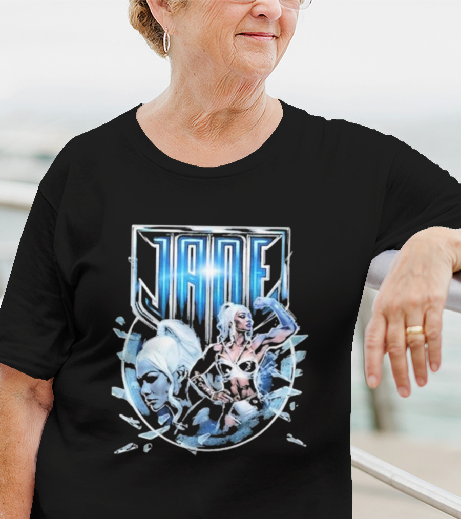 Jade Shattered Glass Power Pose T-Shirt