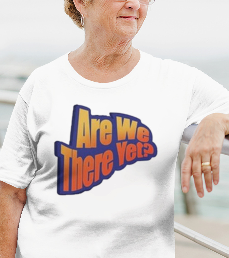 James Marriott Are We There Yet Retro Text T-Shirt