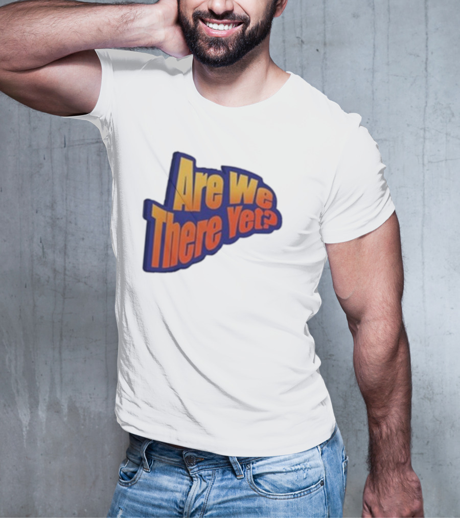 James Marriott Are We There Yet Retro Text T-Shirt