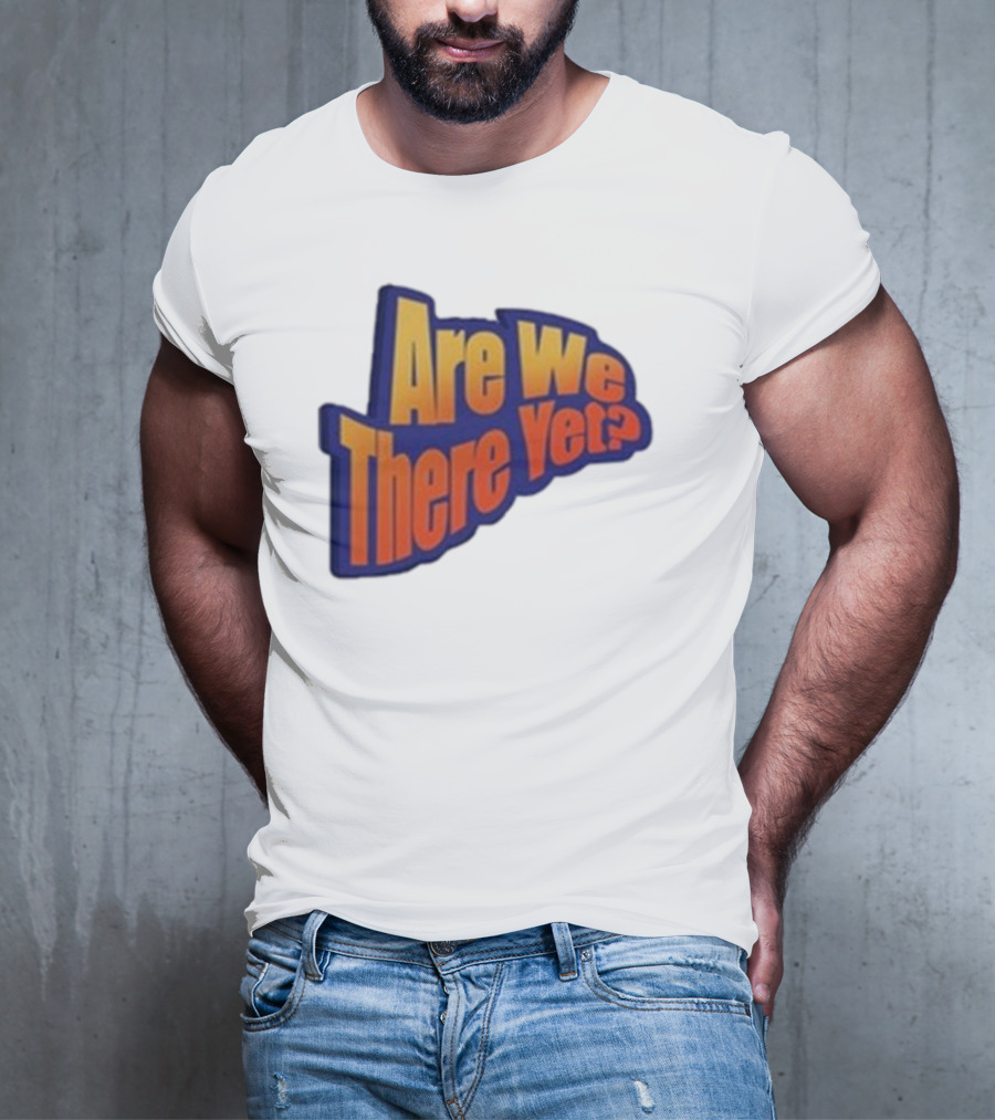James Marriott Are We There Yet Retro Text T-Shirt