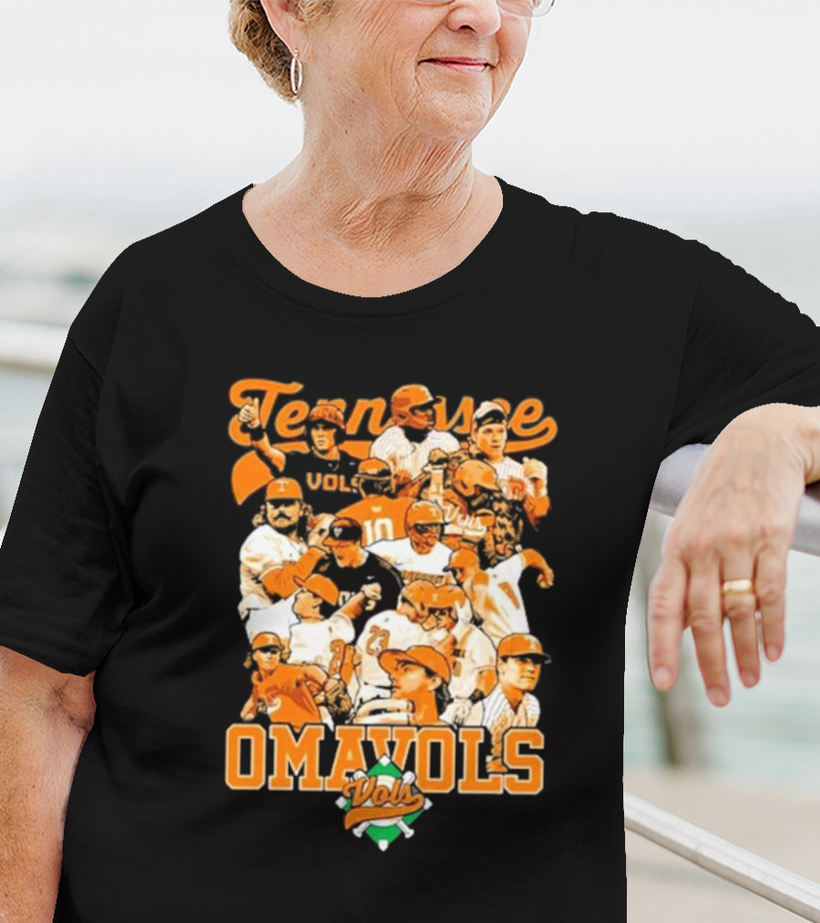 Tennessee Omavols Vols Baseball Team Players T-Shirt