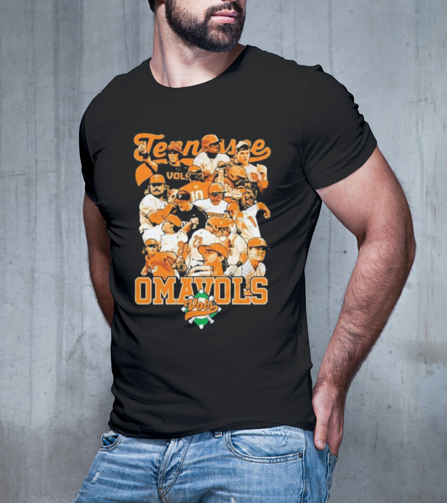 Tennessee Omavols Vols Baseball Team Players T-Shirt