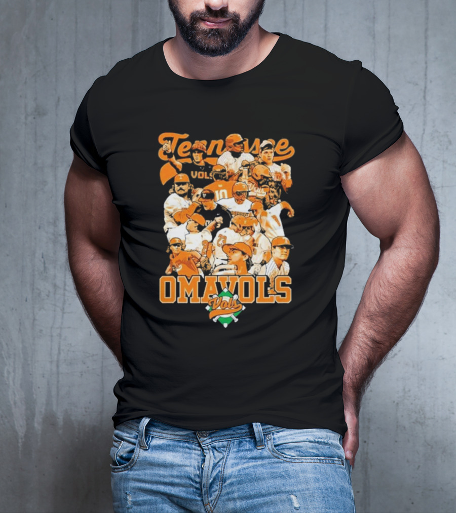Tennessee Omavols Vols Baseball Team Players T-Shirt