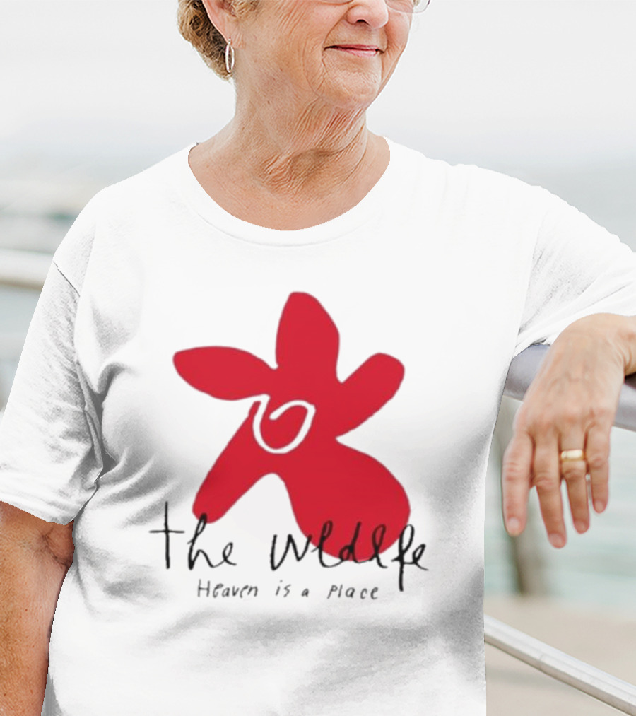 The Wldlfe Heaven Is A Place Red Flower T-Shirt