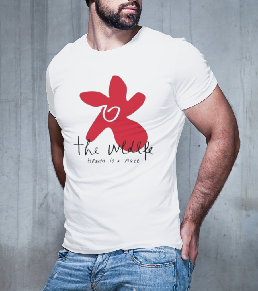 The Wldlfe Heaven Is A Place Red Flower T-Shirt