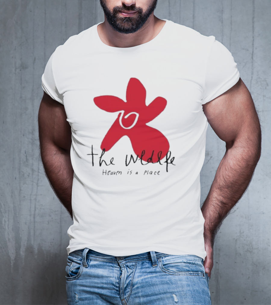 The Wldlfe Heaven Is A Place Red Flower T-Shirt