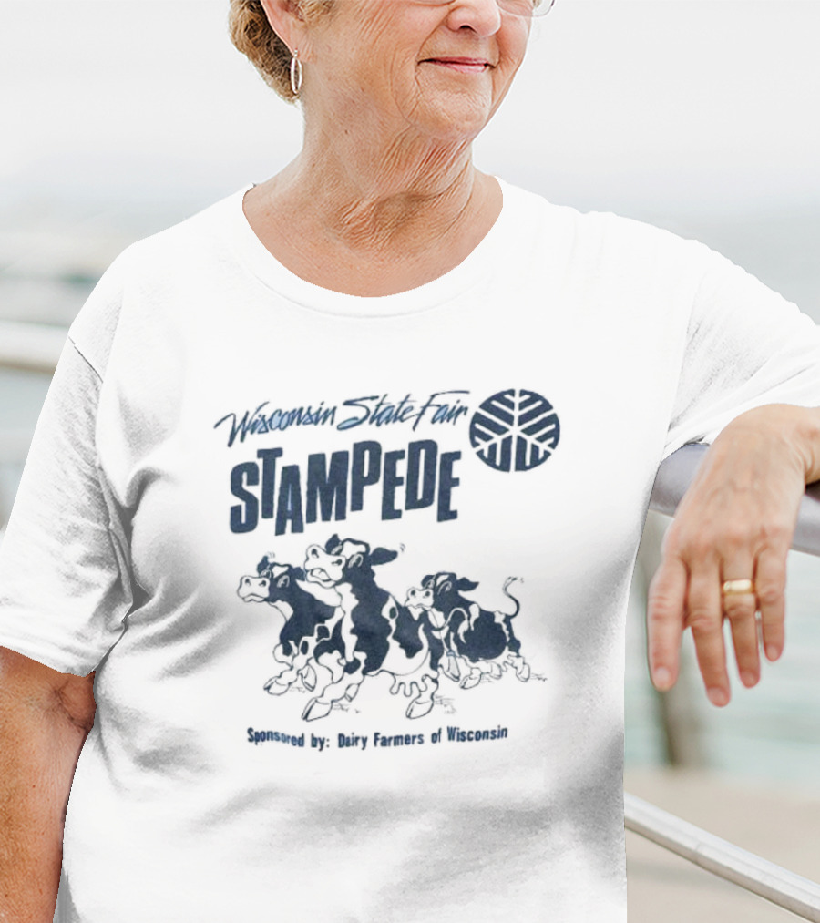 Wisconsin State Fair Stampede Sponsored By Dairy Farmers Of Wisconsin T-Shirt