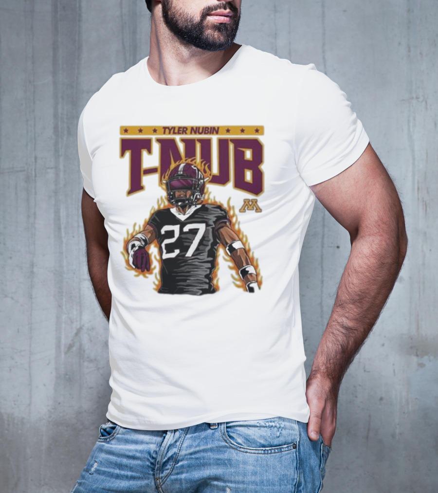 Ncaa Football Tyler Nubin T-Nub Defensive Back 27 Youth T-Shirt