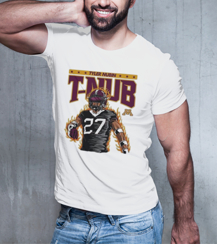 Ncaa Football Tyler Nubin T-Nub Defensive Back 27 Youth T-Shirt