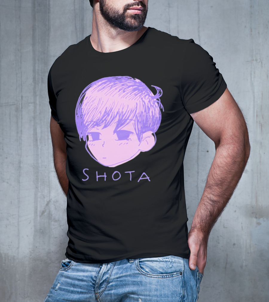 Kitsune Heroes Omo Cat Shota Anime Character Face Drawing T-Shirt