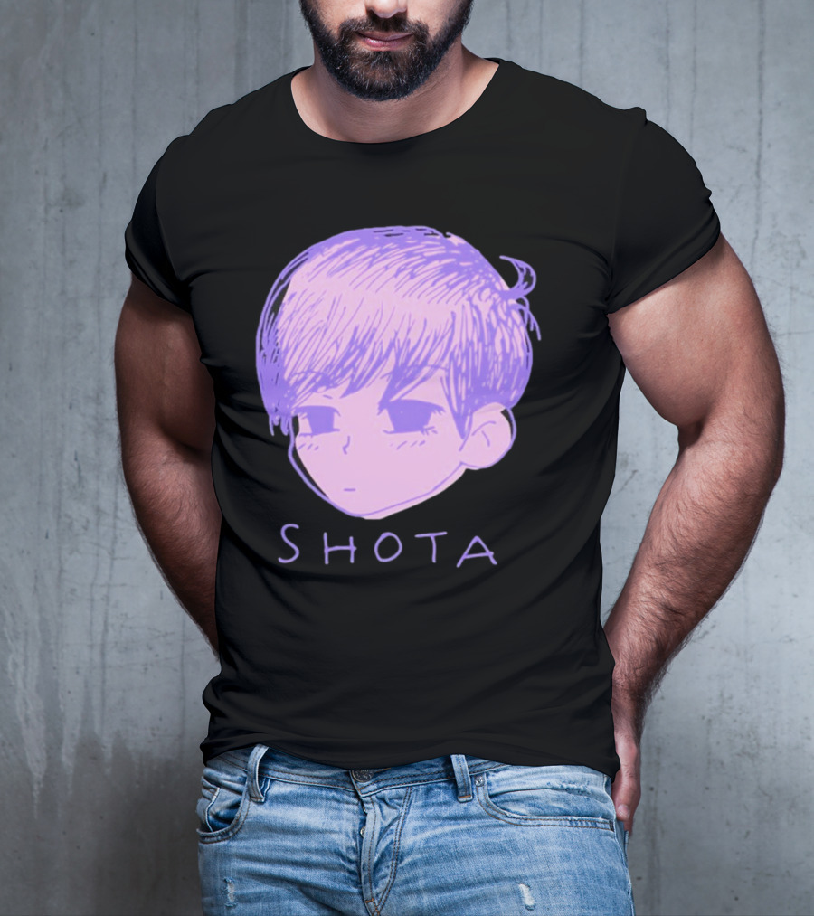 Kitsune Heroes Omo Cat Shota Anime Character Face Drawing T-Shirt