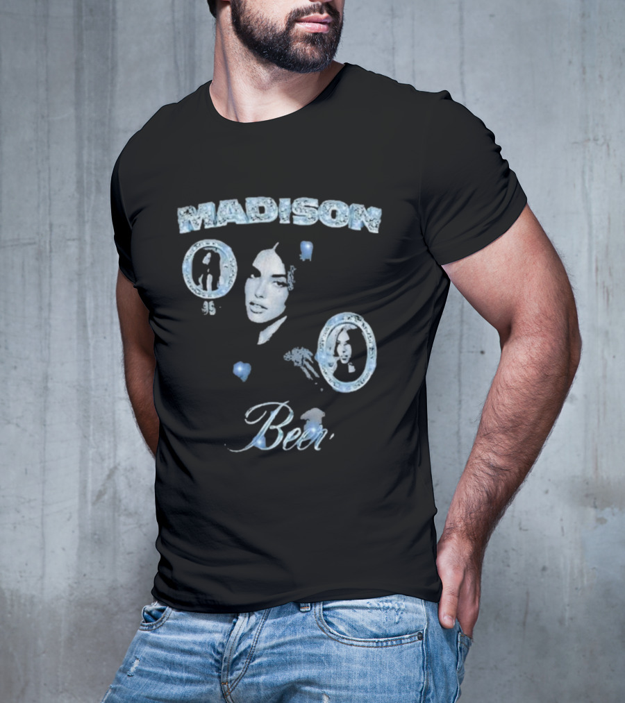 Madison Beer 95 Blue Gem Portraits T-Shirt