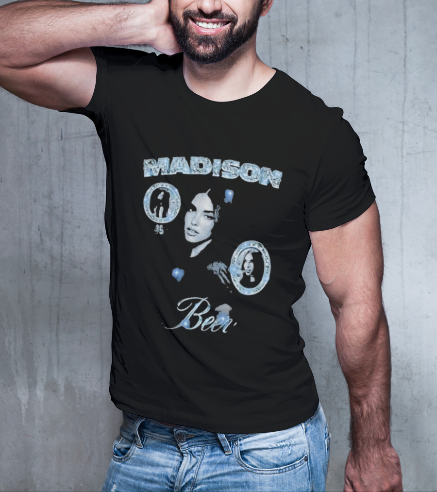 Madison Beer 95 Blue Gem Portraits T-Shirt