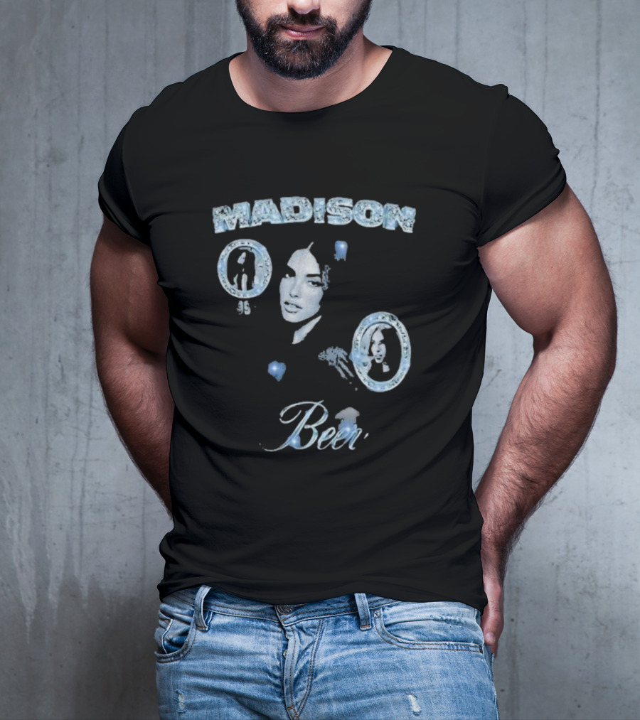 Madison Beer 95 Blue Gem Portraits T-Shirt