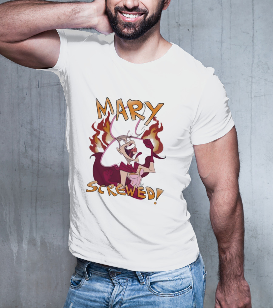Mortal Kombat Mary Screwed Angry Fire T-Shirt