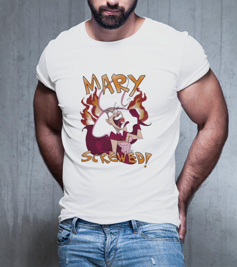 Mortal Kombat Mary Screwed Angry Fire T-Shirt