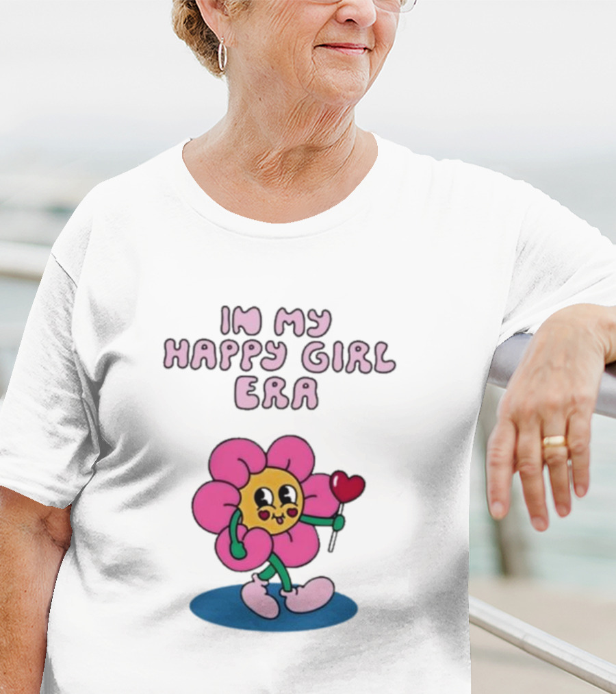 Sid The Visual Kid In My Happy Girl Era Flower Character With Heart Wand T-Shirt