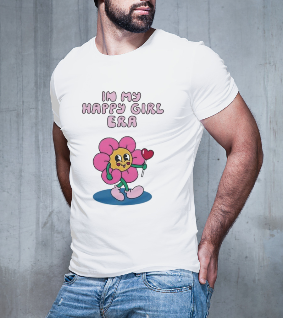 Sid The Visual Kid In My Happy Girl Era Flower Character With Heart Wand T-Shirt